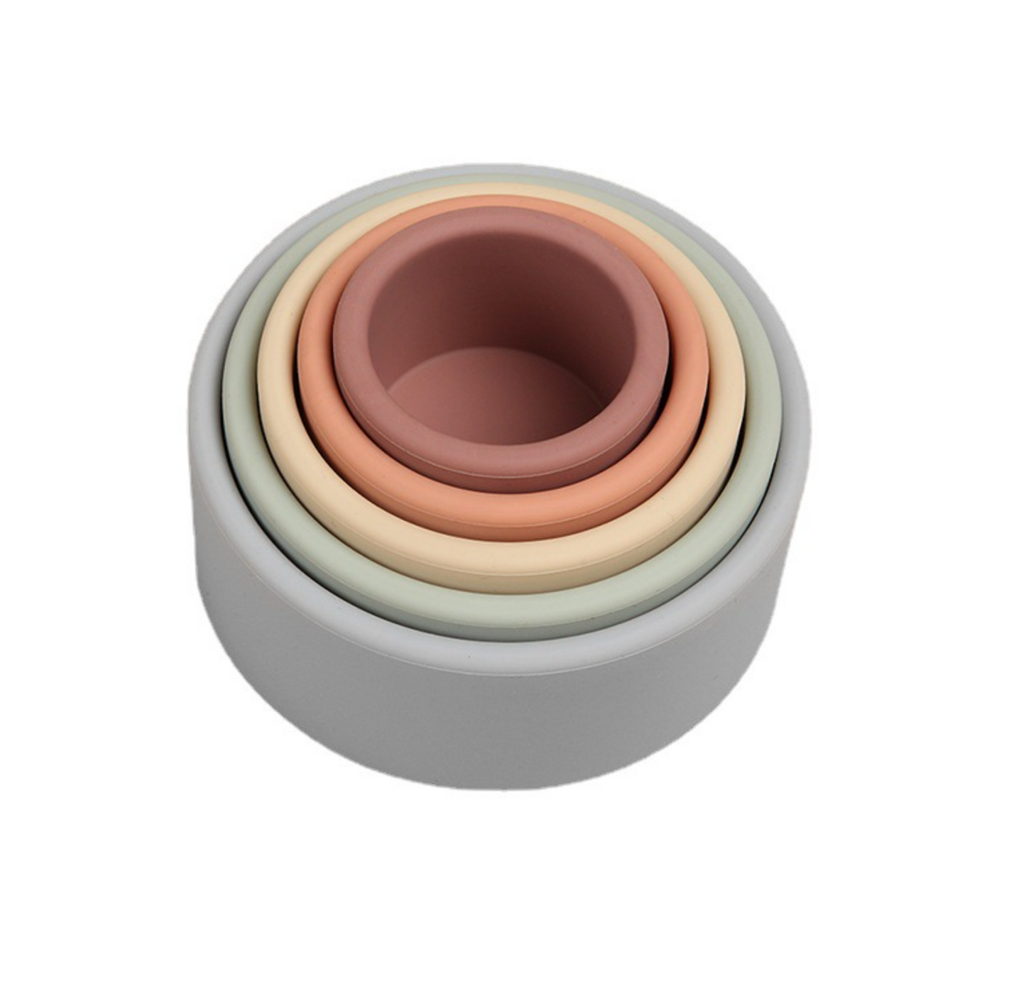 Mini Silicone Stacking Cups Toy