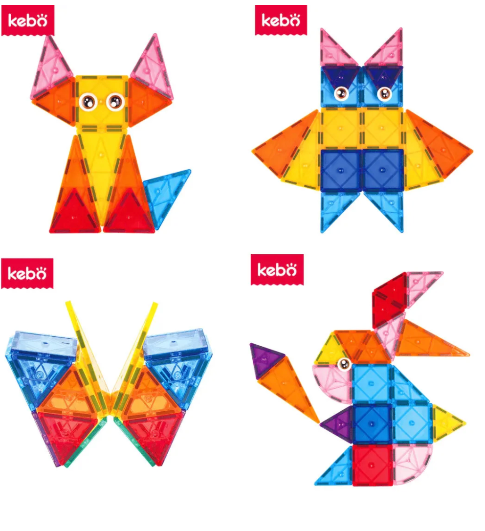 Kebo Magnetic Tiles 40-Piece Set