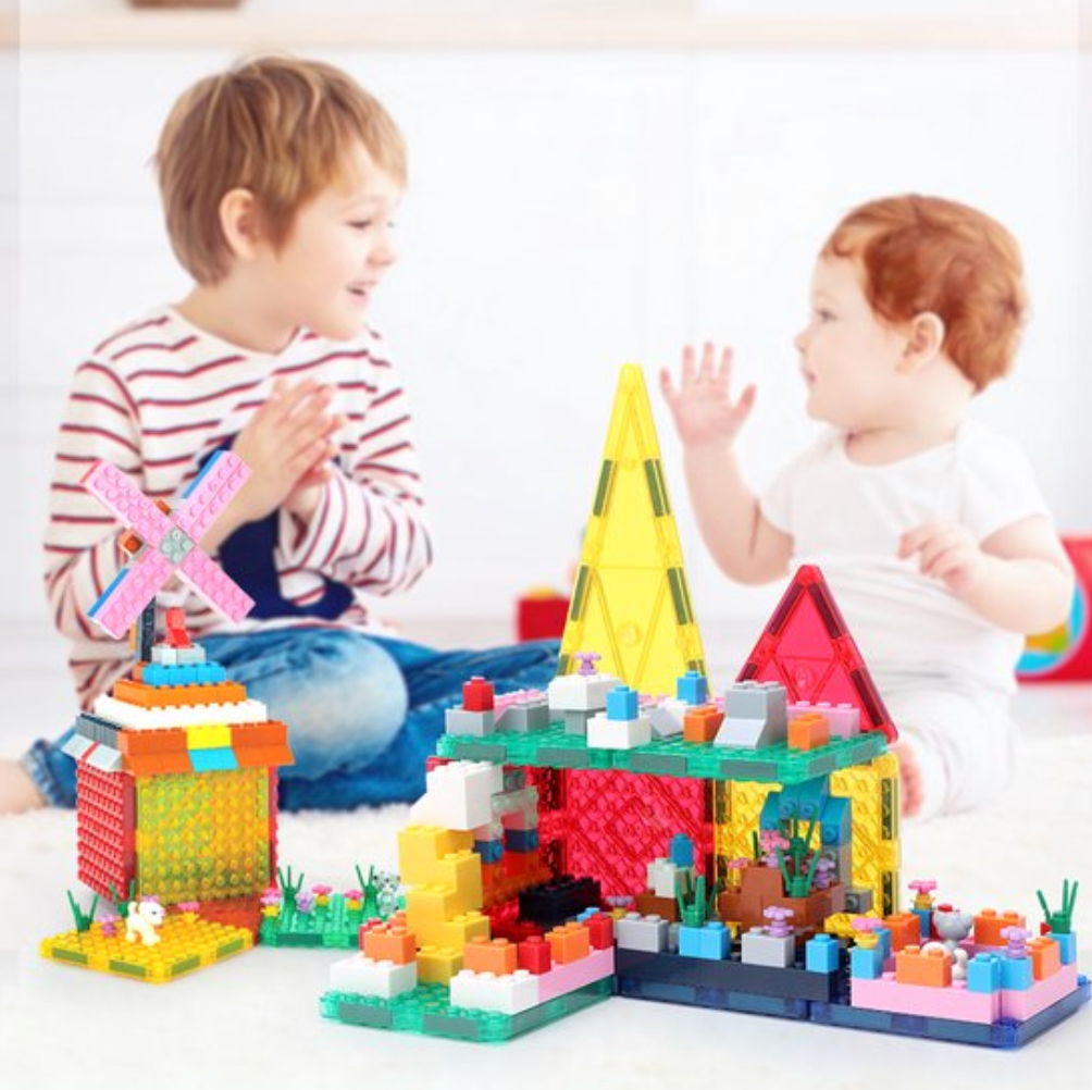 KEBO Block Tiles - 206 Pieces