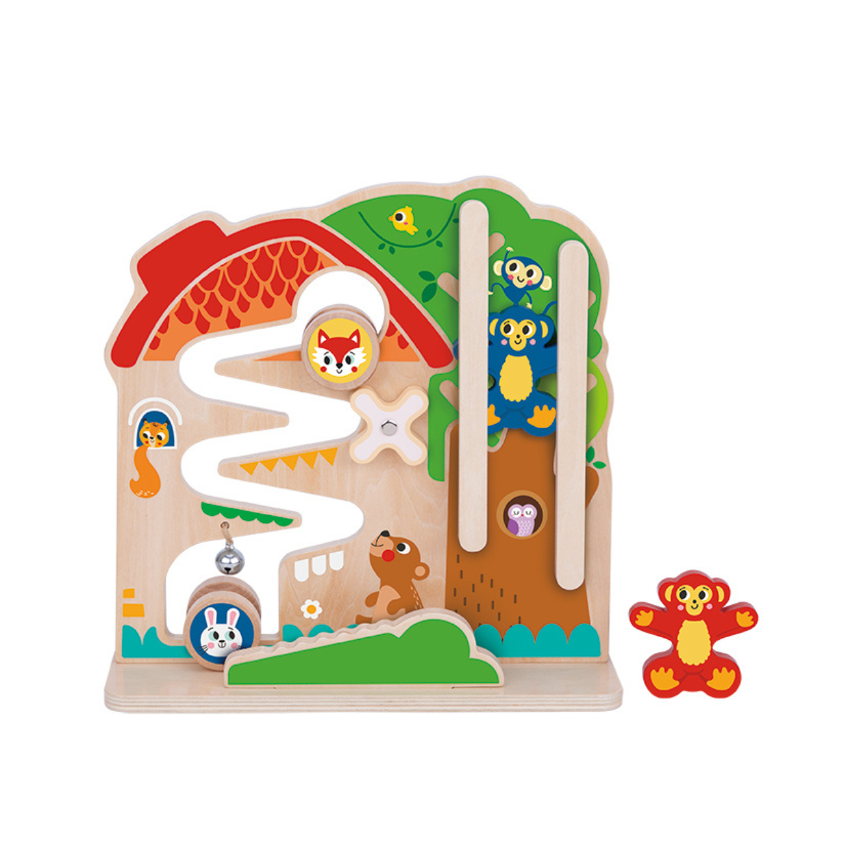 Tooky Toy 2 In 1 Activity Ball Track