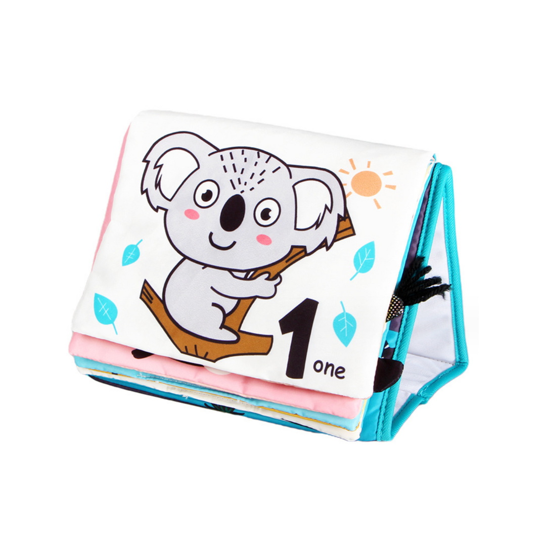 Tummy Time Sensory Mirror with Animal World