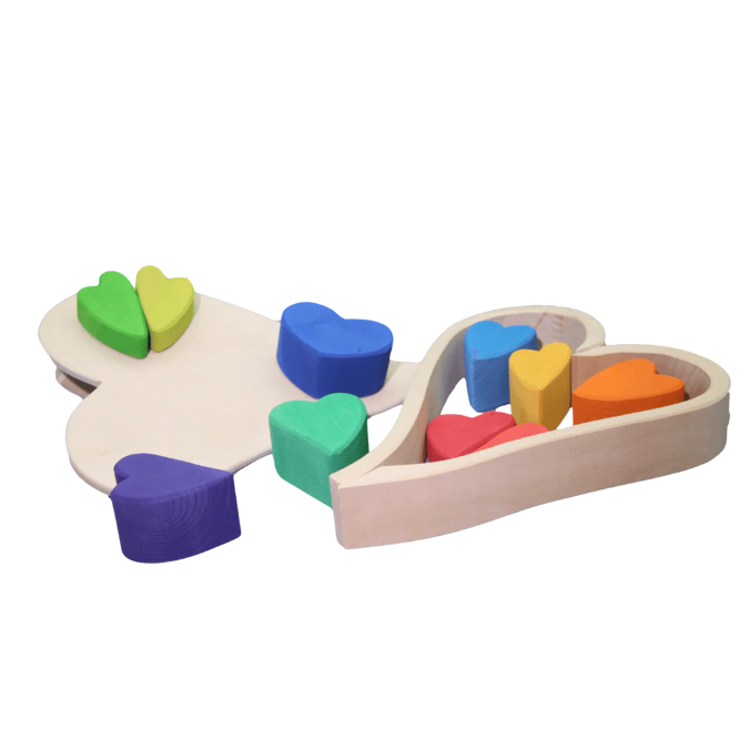 Prism Play Rainbow Hearts Building Blocks