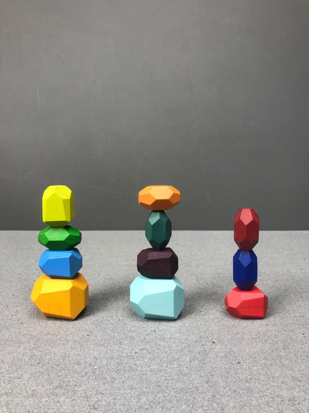 16-Pieces-Wooden-Rainbow-Balancing-Blocks-Wooden-Stacking-Rocks