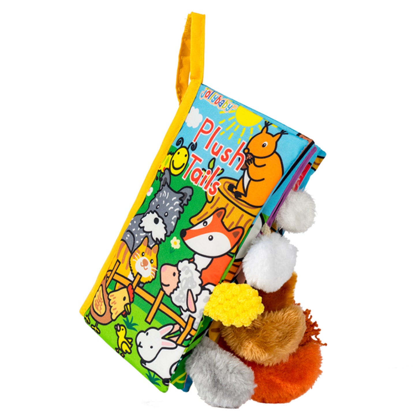 Jollybaby-Animals-Stereoscopic-Tails-Cloth-Book-plush