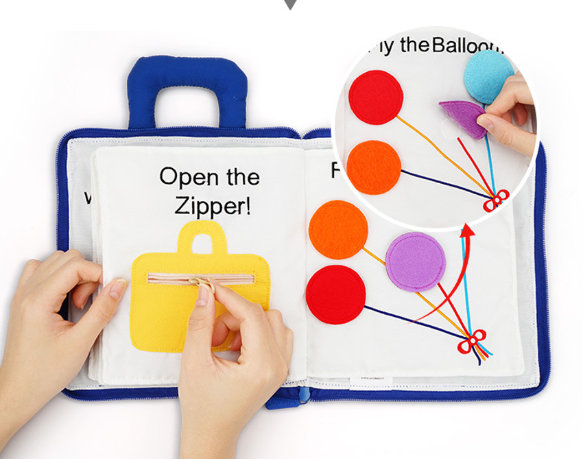 Jollybaby-My-Quiet-Book-3D-Activity-Montessori-Book-Busy- Book