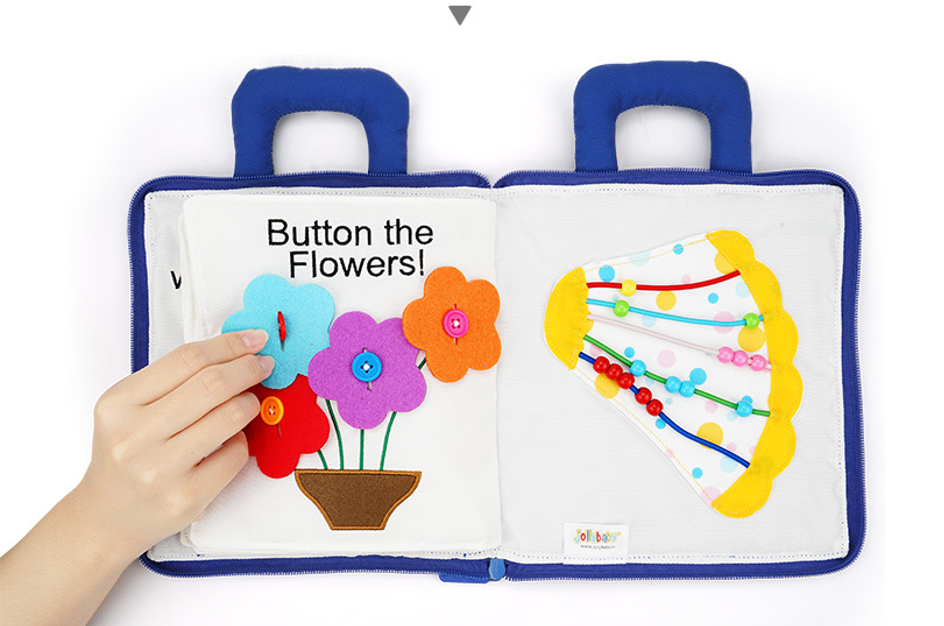 Jollybaby-My-Quiet-Book-3D-Activity-Montessori-Book-Busy- Book