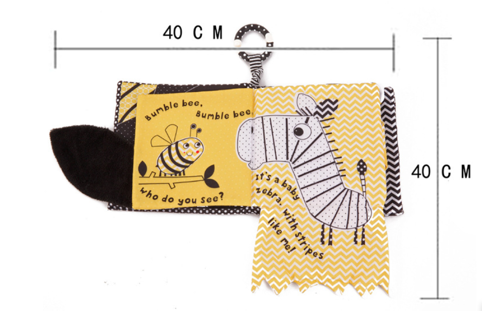 Baby Cloth book- Bumble Bee