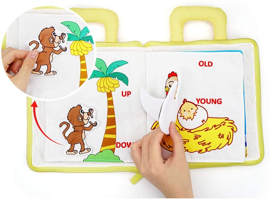Jollybaby Quiet Book - My Opposite Book
