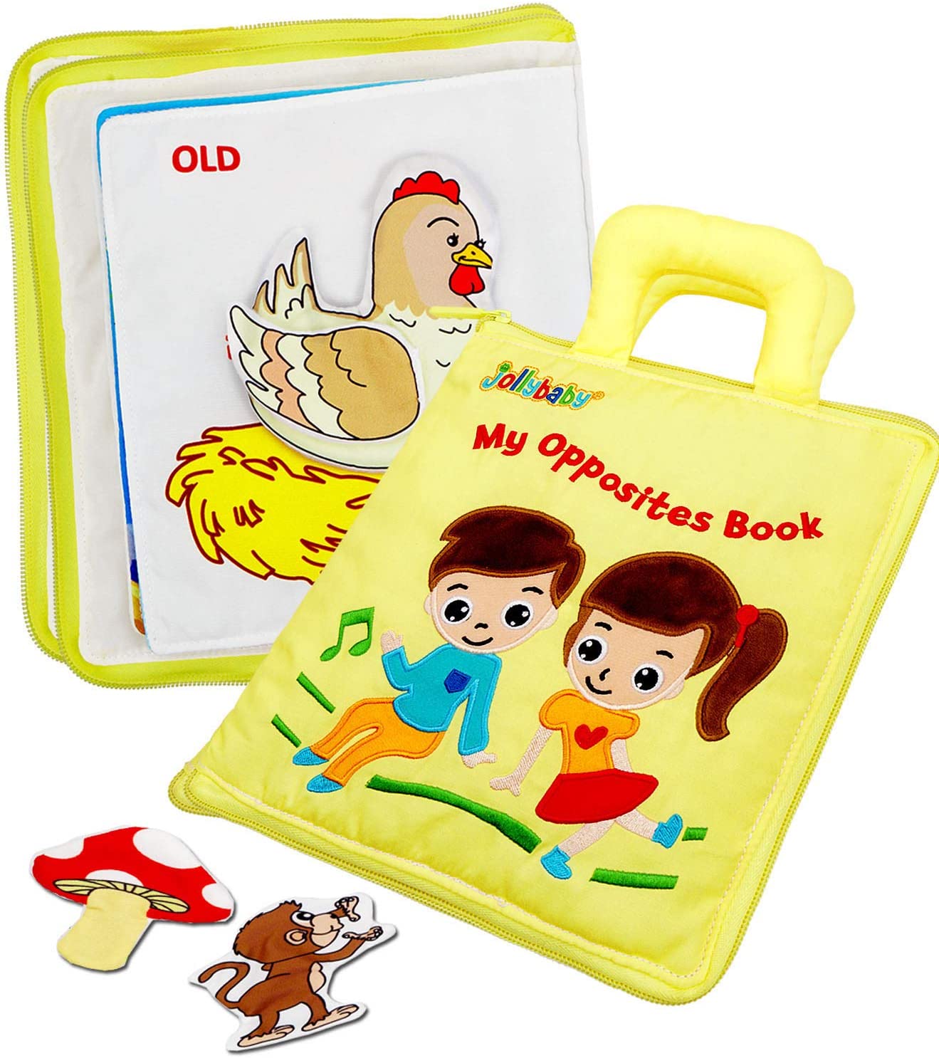 Jollybaby Quiet Book - My Opposite Book