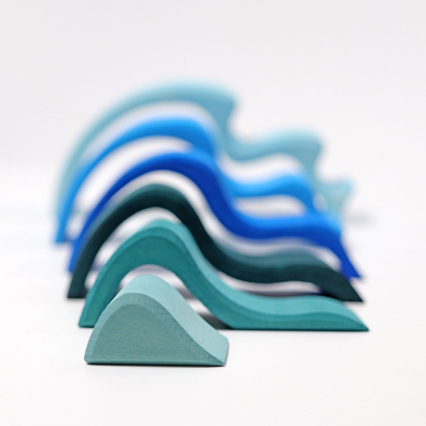 Prism Play Wooden Waterwaves Stacker 6 pcs