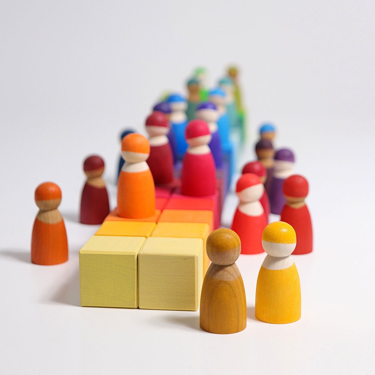 Super Deal Combo 3 - Rainbow Mosaic Cubes + Peg Dolls