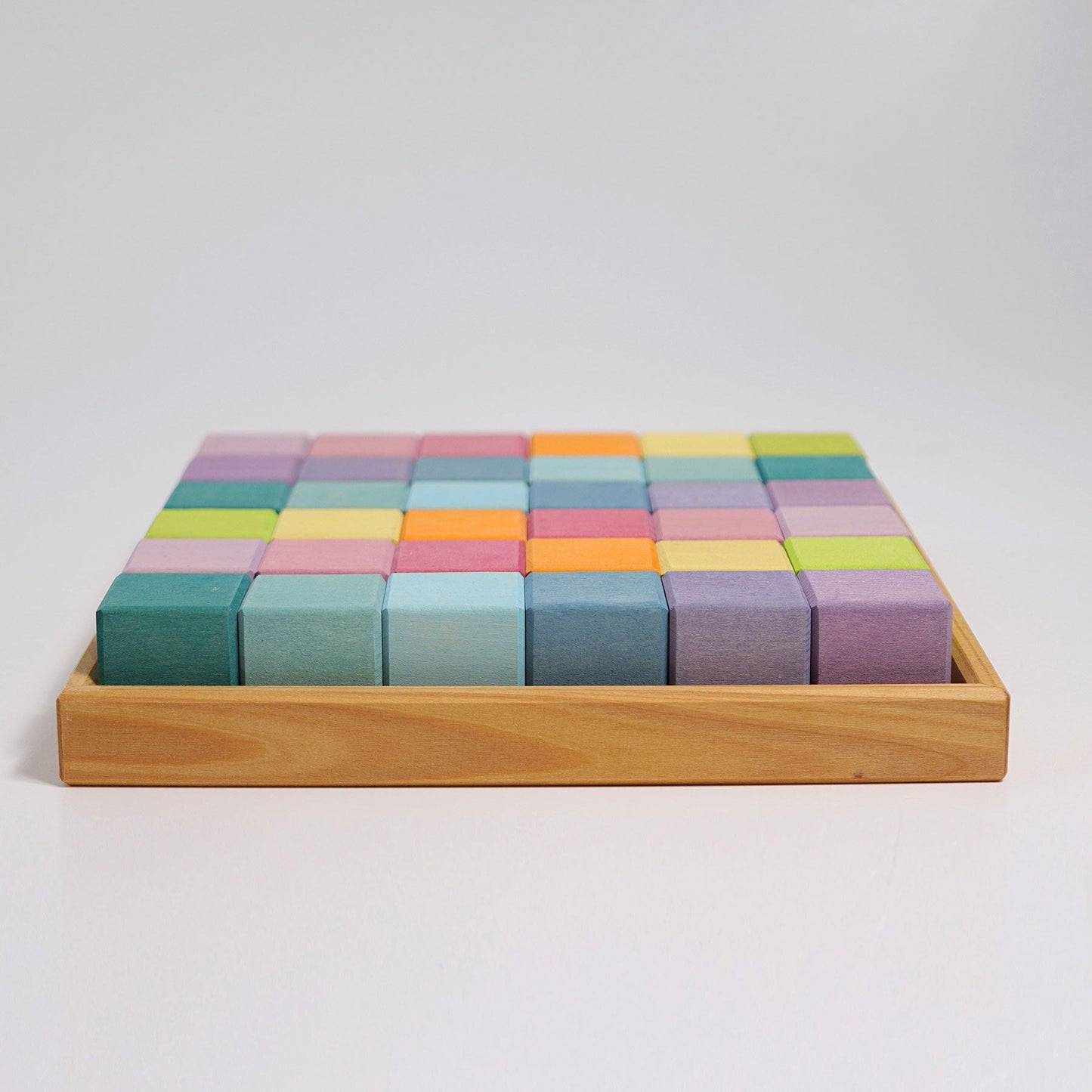 Prism Play Wooden Building blocks 36 pcs Cubic Macaron
