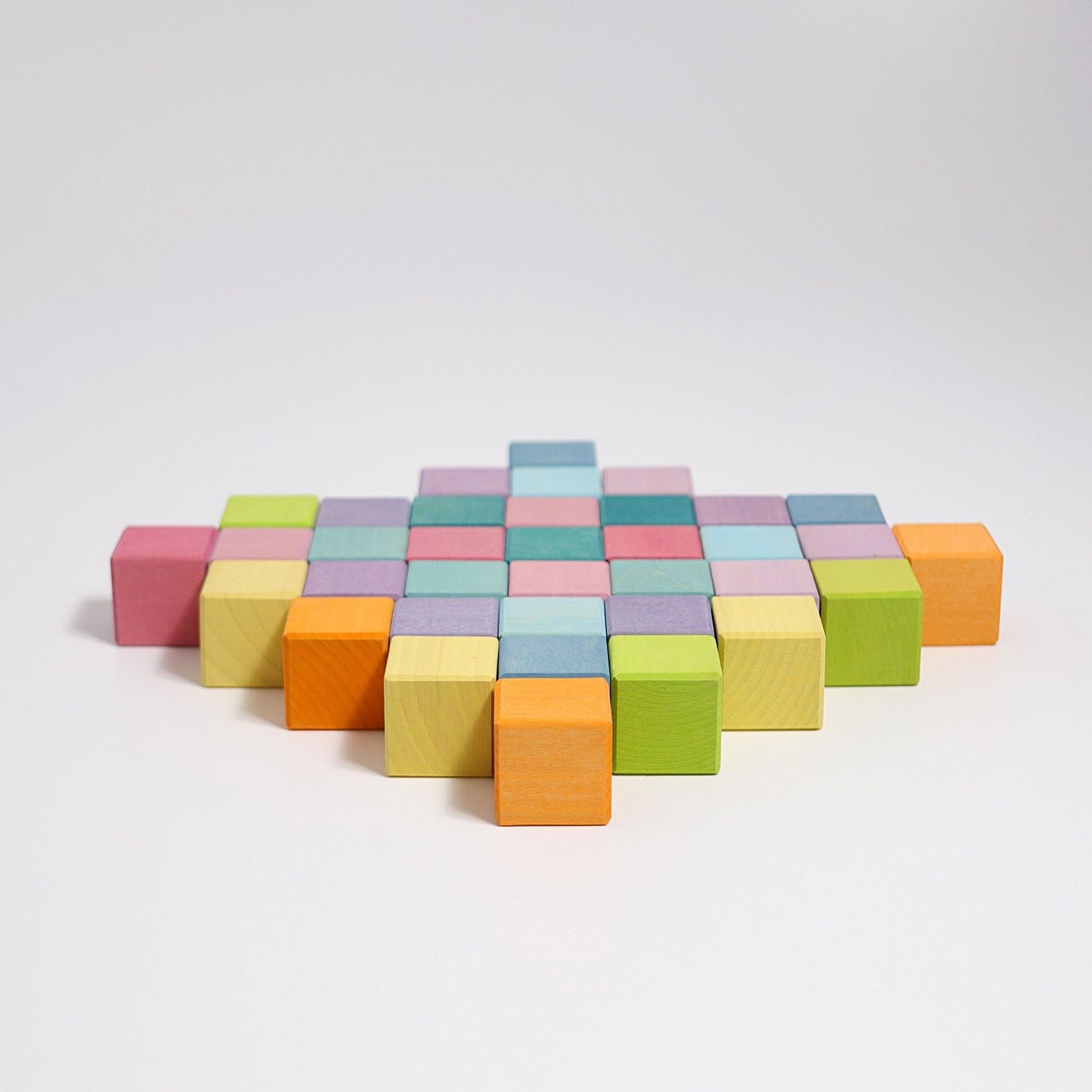 Prism Play Wooden Building blocks 36 pcs Cubic Macaron