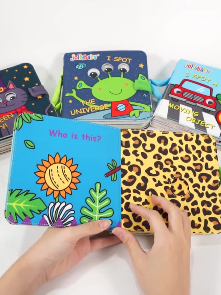 Jollybaby Cloth Activity Book - I Spot the Universe - 22 Pages