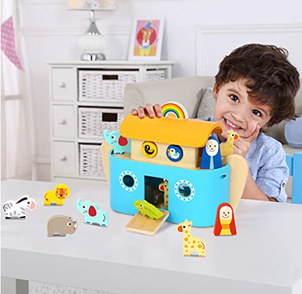 Tookyland Kids' Noah's Ark Wooden Set