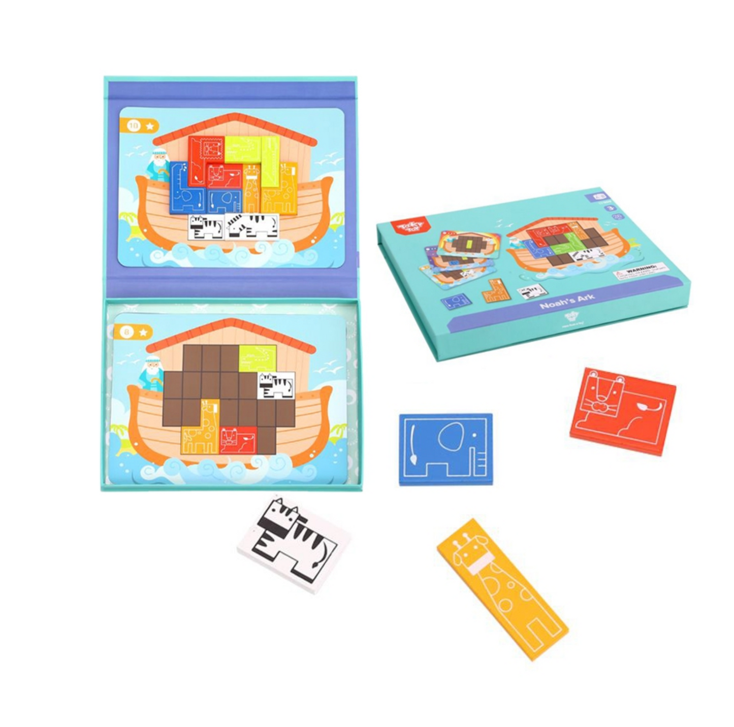TOOKY TOY Magnetic Puzzle Noah's Ark Age 3+