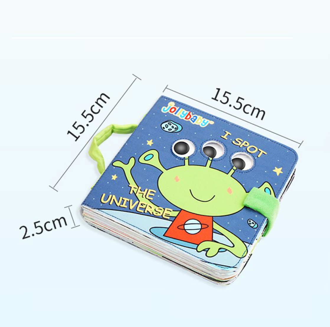 Jollybaby Cloth Activity Book - I Spot the Universe - 22 Pages