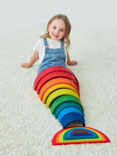 Super Deal Combo 1 - Wooden Rainbow Stacker Set