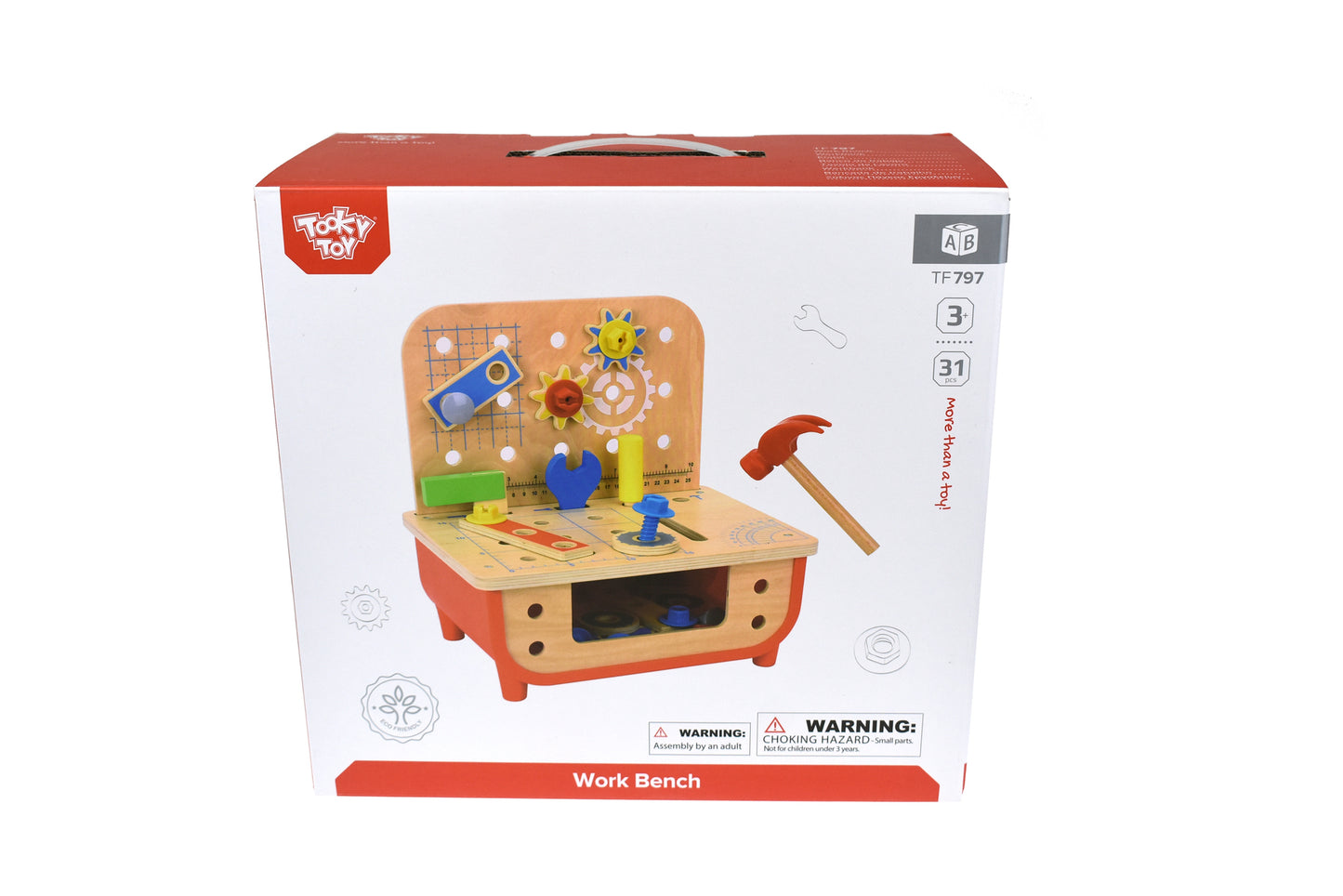Tooky Toys Wooden Work Bench
