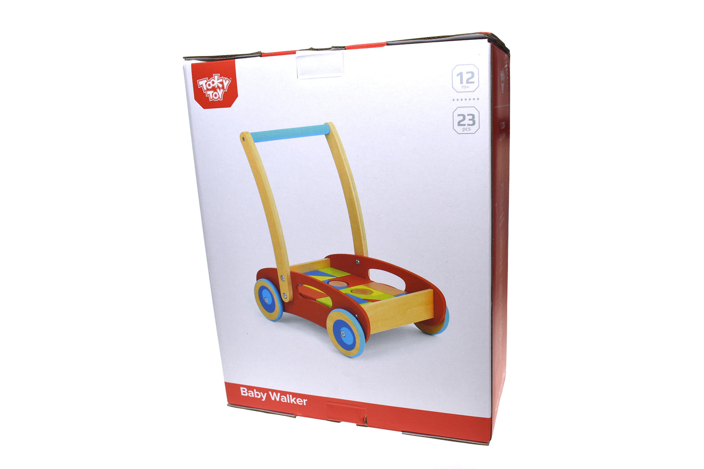 TOOKY TOY BABY WALKER WITH BLOCKS