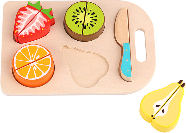 Tooky Toy Wooden Cutting Fruits Set 6 Pieces