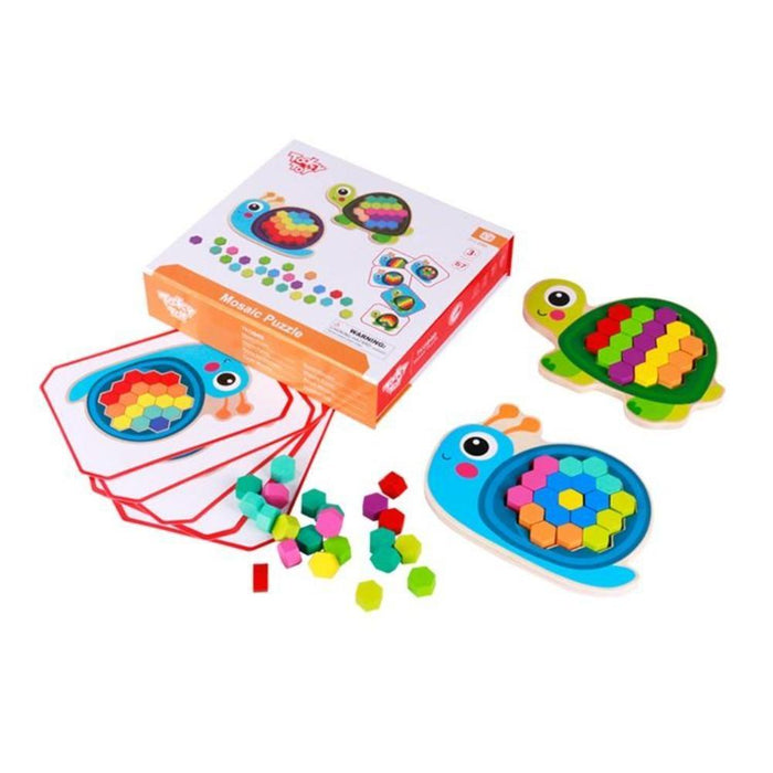 Tooky Toy Wooden Mosaic Puzzle