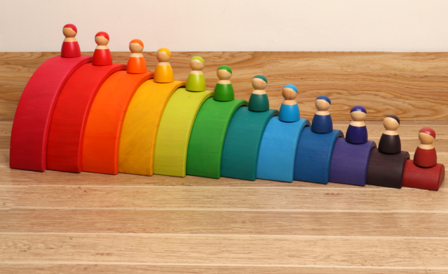Super Deal Combo 1 - Wooden Rainbow Stacker Set