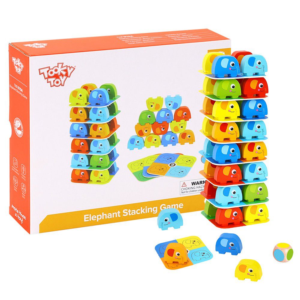 Tooky-Toy-Elephant-Stacking-Game
