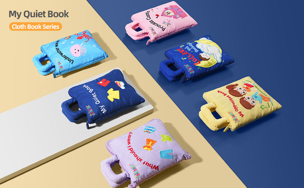 Jollybaby What Should Wear -Quiet Book, Busy Book Montessori Toddler Activity Book