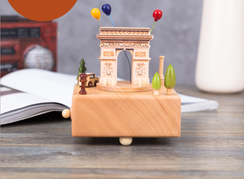 Triumphal Arch - Wooden Music Box