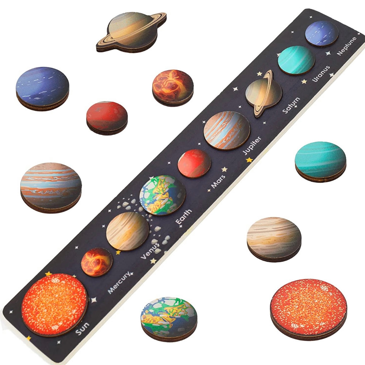 Solar System Wooden Puzzle