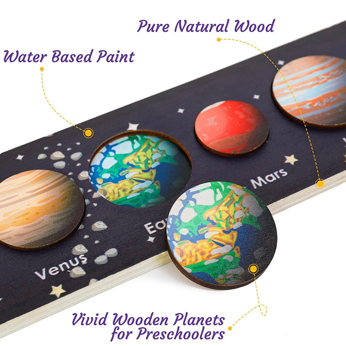 Solar System Wooden Puzzle
