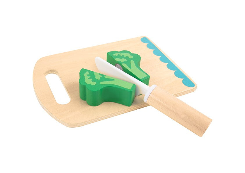 Tooky Toy Wooden Cutting Vegetables Set - 16 Pcs
