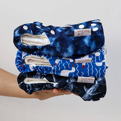 Starry Night Reusable Cloth Nappy | One Size Fits 3~17kg