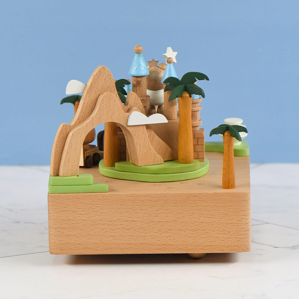 Cave Castle - The City of the Sky Tune - Premium Wooden Music box