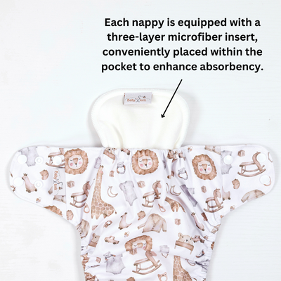 Avocado Reusable Cloth Nappy | One Size Fits 3~17kg