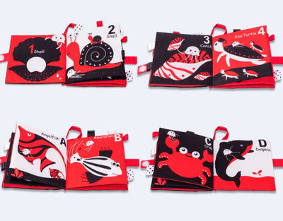 Jollybaby Black, White and Red Infant Book - ABC