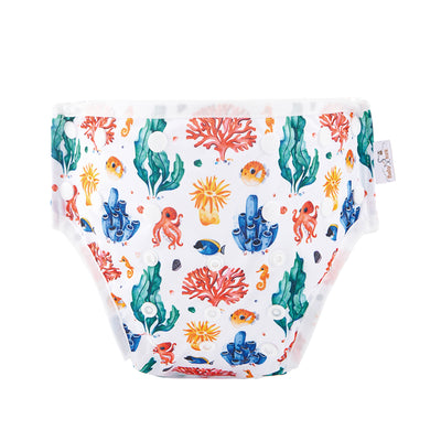 Coral Friends Swim Nappy ｜3–15kg