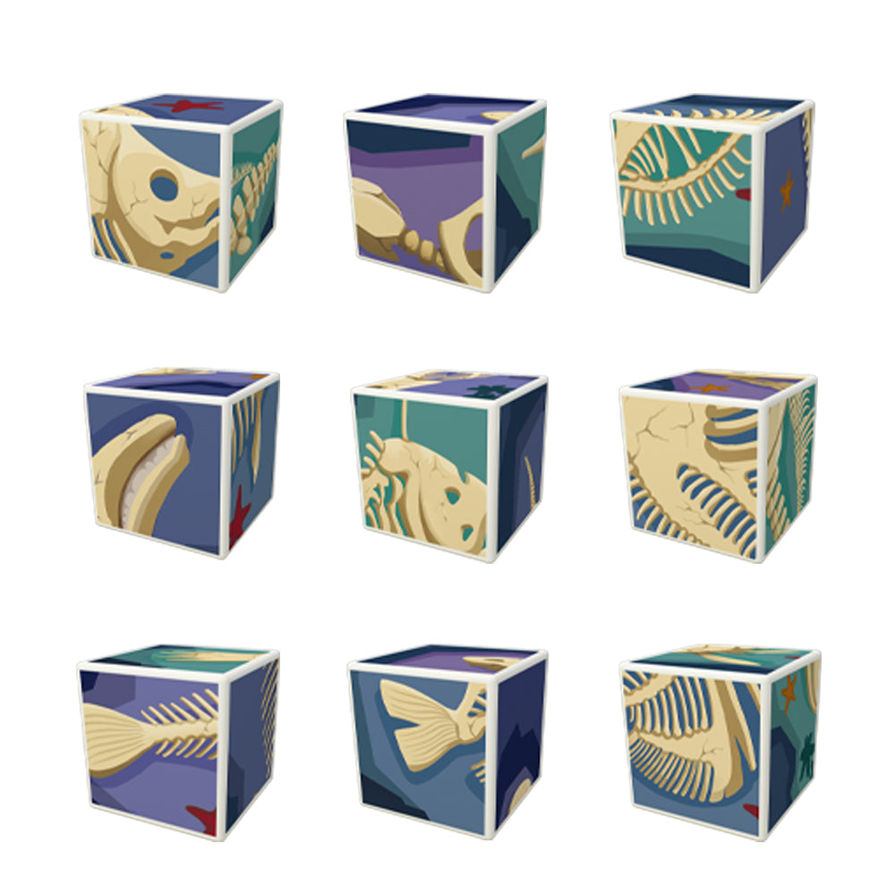 70 Pcs Magnetic Building Cube Puzzle - Dinosaur