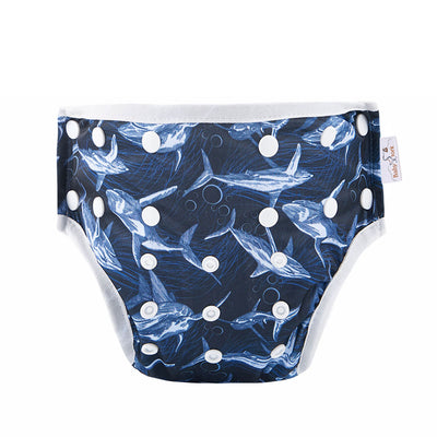 Midnight Ocean Swim Nappy ｜3–15kg