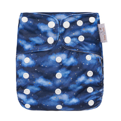 Starry Night Reusable Cloth Nappy | One Size Fits 3~17kg