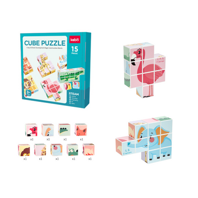 Educational Magnetic Building Cube Puzzle