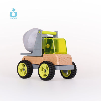 Wooden Construction Vehicle - Cement Mixer