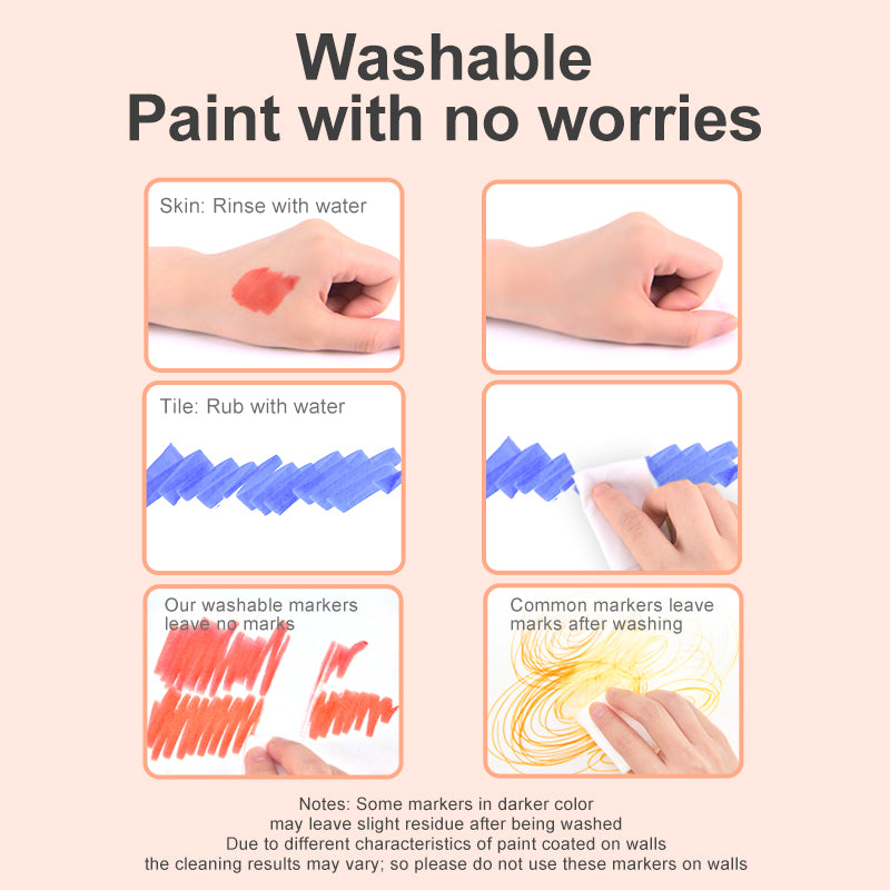 Washable Marker 12 Colors Age3+