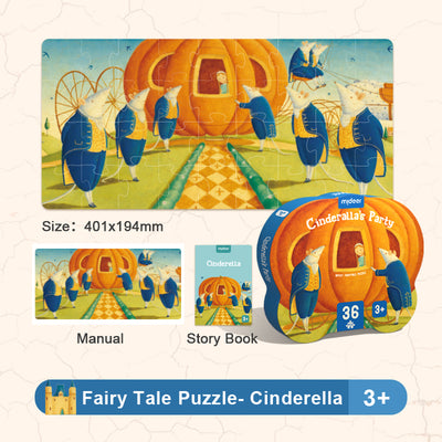 Mini Fairy Tale Puzzle 36pcs - Cinderella's Party 3yr+