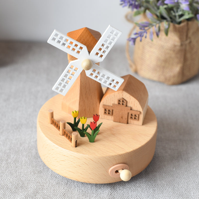 Dutch Windmill music box