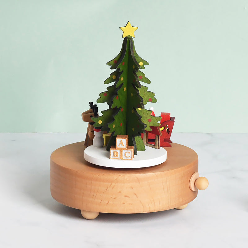 Fawn Christmas Tree - Merry Christmas Tune - Music Box