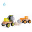 4 Pack Wooden Construction Vehicles