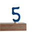 Wooden Number Five Decoration