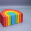 Prism Play Rainbow Wooden House 5 pcs